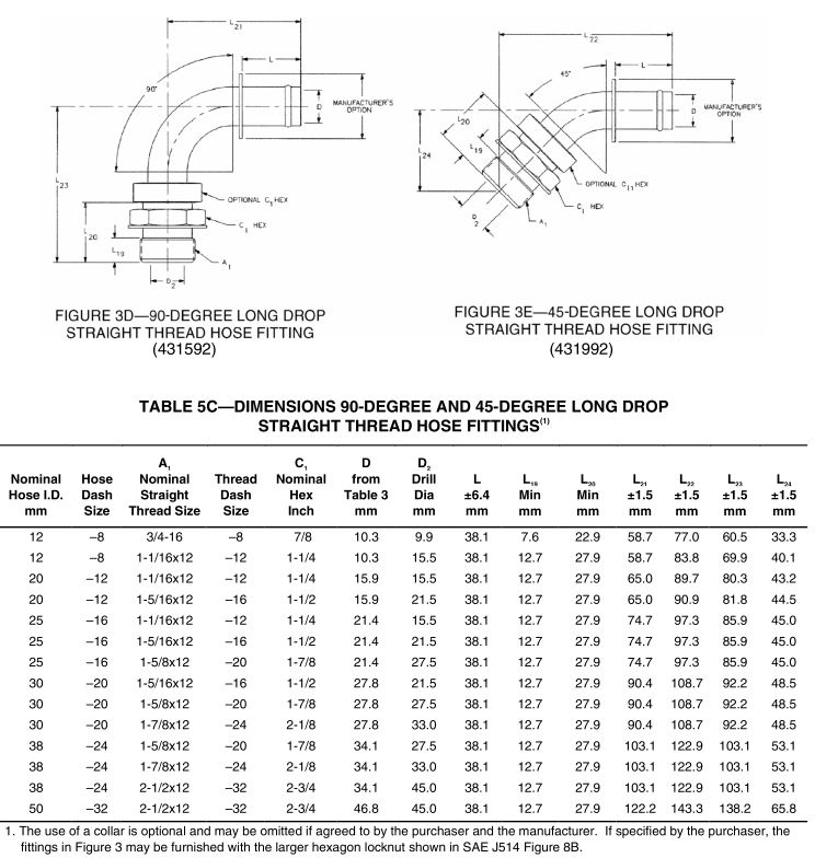 SAE_J1231_431592_431992_dimensions_long_drop_ORB_male_hose_fitting_table_5C