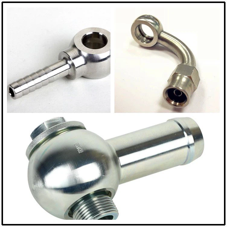 Shape of banjo banjo fittings