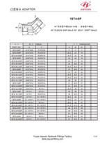 45エルボーBSPオス60 BSPTアダプター