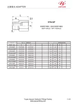 BSPT-NPTアダプタ